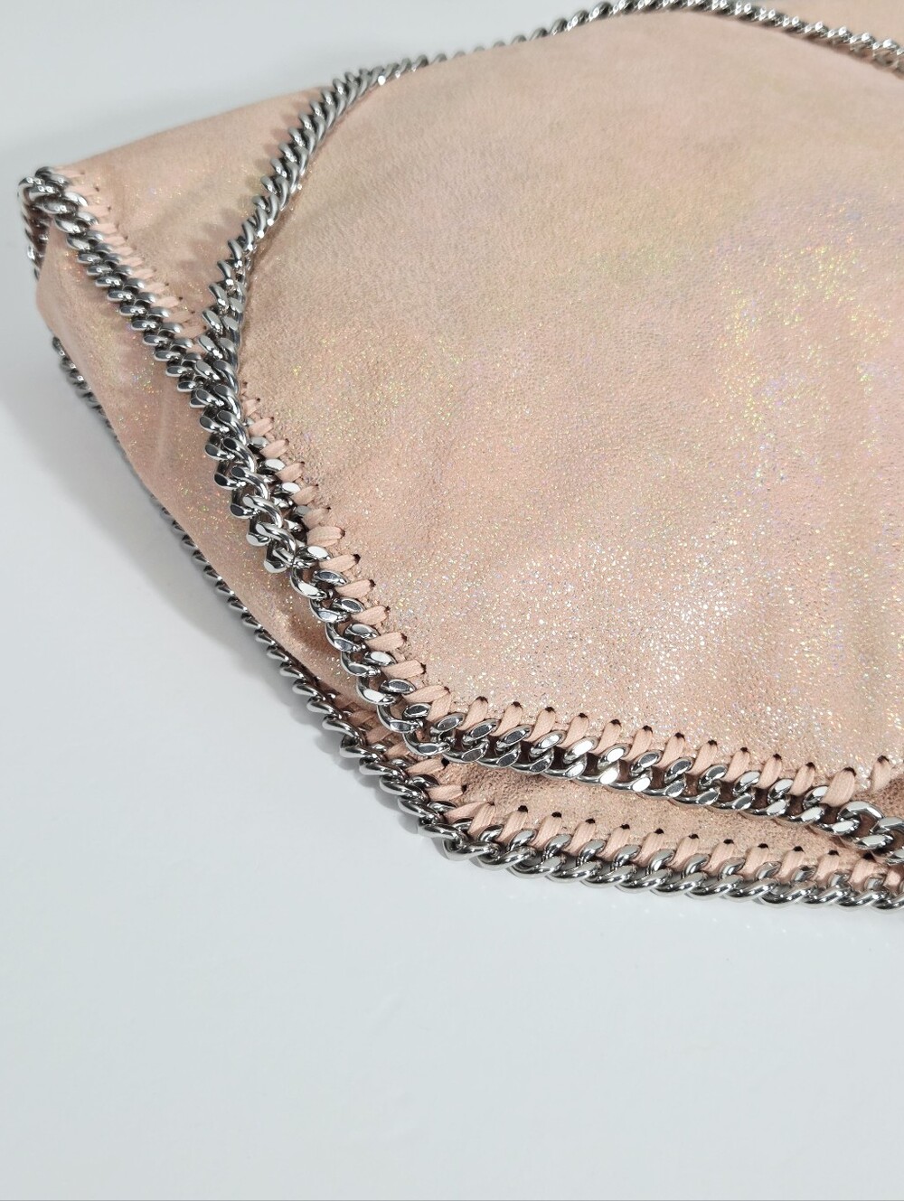 STELLA MCCARTNEY FALABELLA TOTE BAG - COPPER ROSE METALLIC PINK - Picture 7 of 16
